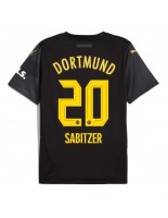 Borussia Dortmund Marcel Sabitzer #20 Venkovní Dres 2024-25 Krátký Rukáv